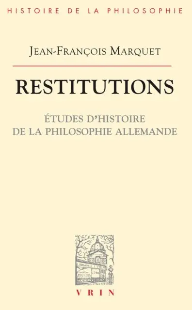 Jean-Francois Marquet - Restitutions, E-bok. Tillgänglighet: Lägg i varukorg