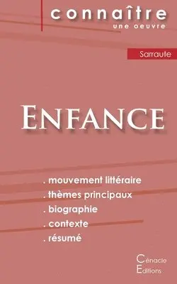 Nathalie Sarraute - Fiche de lecture Enfance de Nathalie Sarraute (Analyse littéraire de référence et résumé complet), Häftad