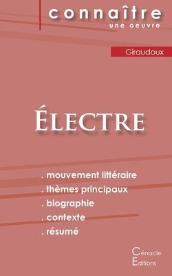Jean Giraudoux - Fiche de lecture Électre de Jean Giraudoux (Analyse littéraire de référence et résumé complet), Häftad
