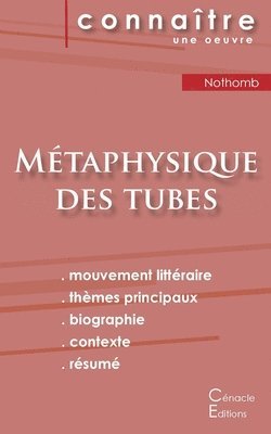 Amélie Nothomb - Fiche de lecture Métaphysique des tubes de Amélie Nothomb (Analyse littéraire de référence et résumé complet), Häftad. Tillgänglighet: Lägg i varukorg