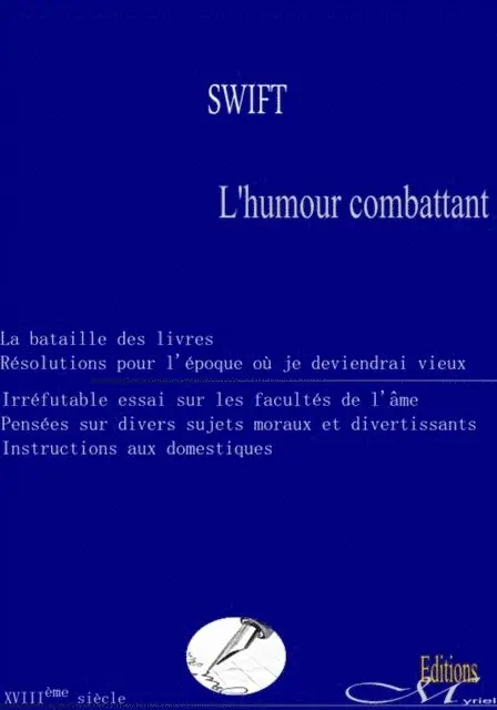 Jonathan SWIFT - L'humour combattant, E-bok. Tillgänglighet: Lägg i varukorg