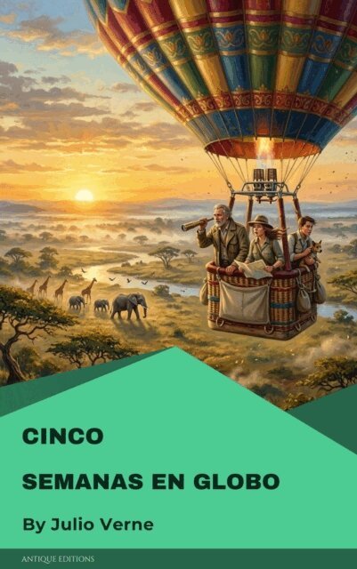 Julio Verne - Cinco semanas en globo, E-bok