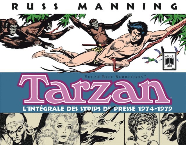 Russ Manning, Edgar Rice Burroughs - Tarzan, l'intégrale des strips de presse 1974-1979, Tome 4, E-bok