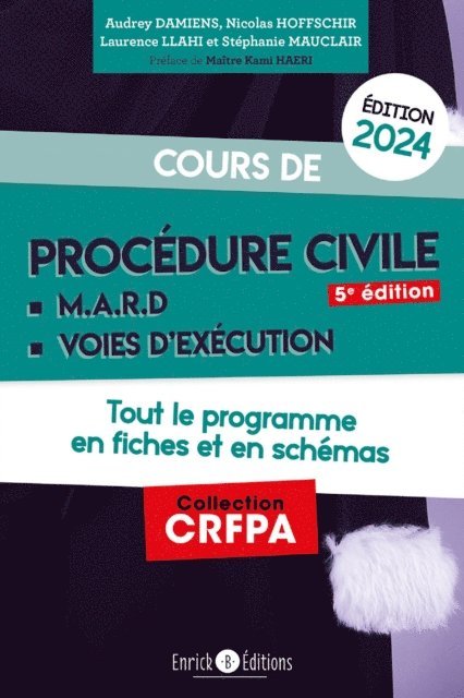 Nicolas Hoffshir, Laurence Llahi, Audrey Damiens - Cours de procédure civile et modes alternatifs de règlement des différends 2024, E-bok