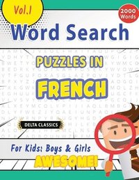 Word Search Puzzles in French for Kids