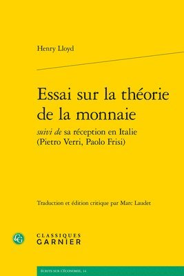 Henry Lloyd, Marc Laudet - Essai Sur La Theorie de la Monnaie, Häftad