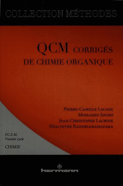 Pierre-Camille Lacaze, Mohamed Jouini - QCM corrigés de Chimie organique, Häftad. Tillgänglighet: Lägg i varukorg