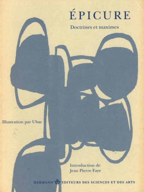 Epicure, Jean-Pierre Faye - Doctrines et maximes, E-bok