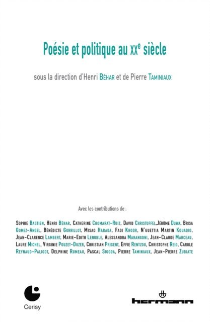 Henri Behar, Pierre Taminiaux - Poésie et politique au XXe siècle, E-bok