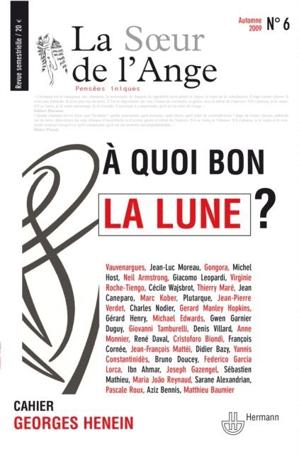 Jean-luc Moreau, Michel Host, Jean-Luc MOREAU - La Sœur de l'Ange n°6 : À quoi bon la lune ?, E-bok. Tillgänglighet: Lägg i varukorg