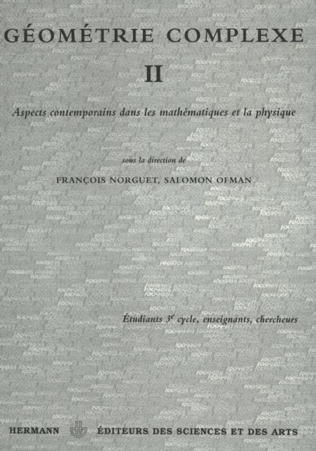 Francois Norguet, Salomon Ofman - Géométrie complexe. Tome II, E-bok