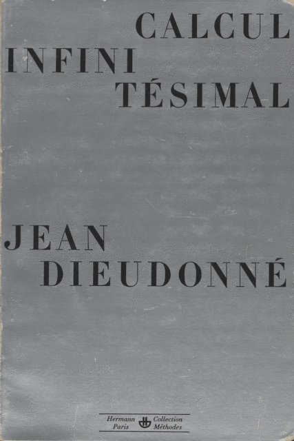 Jean Dieudonne - Calcul infinitésimal, E-bok