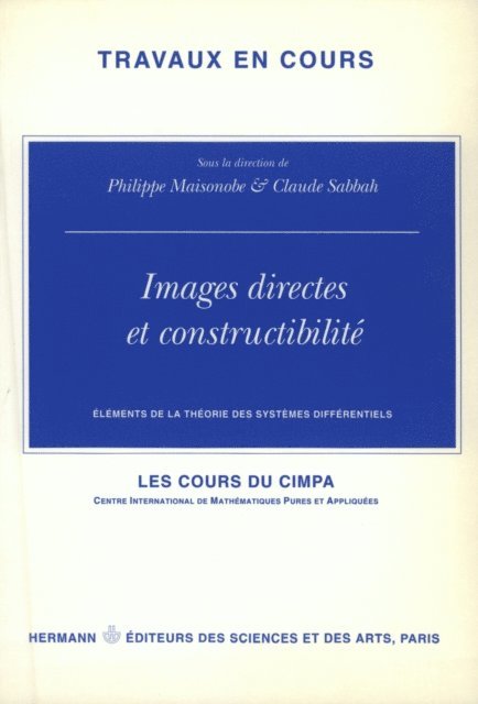 Claude Sabbah, Philippe Maisonobe - Images directes et constructibilité, E-bok