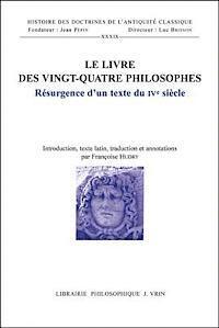 Francoise Hudry - Le Livre Des Vingt-Quatre Philosophes: Resurgence d'Un Texte Du Ive Siecle, Häftad