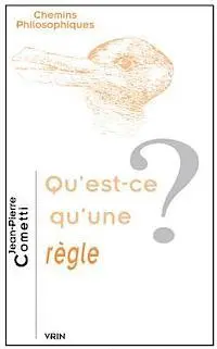 Jean-Pierre Cometti - Qu'est-CE Qu'une Regle?, Häftad. Tillgänglighet: Lägg i varukorg