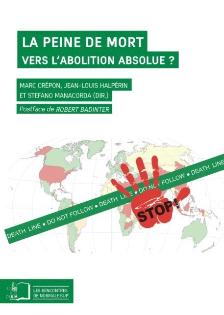 Stefano Manacorda, Jean-Louis Halperin, Marc Crepon - La peine de mort - Vers l'abolition absolue ?, E-bok