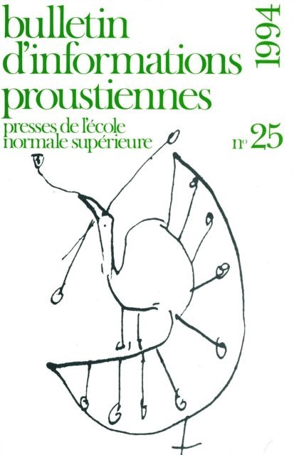 Bernard Brun - Bulletin d'informations proustiennes n° 25, E-bok. Tillgänglighet: Lägg i varukorg