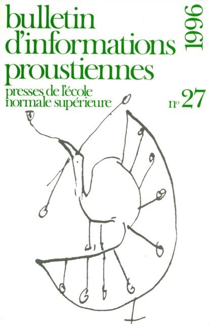 Bernard Brun - Bulletin d'informations proustiennes n° 27, E-bok. Tillgänglighet: Lägg i varukorg
