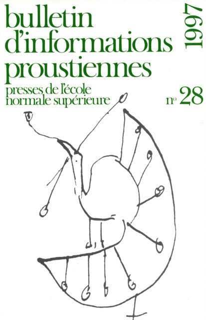Bernard Brun - Bulletin d'informations proustiennes n° 28, E-bok. Tillgänglighet: Lägg i varukorg