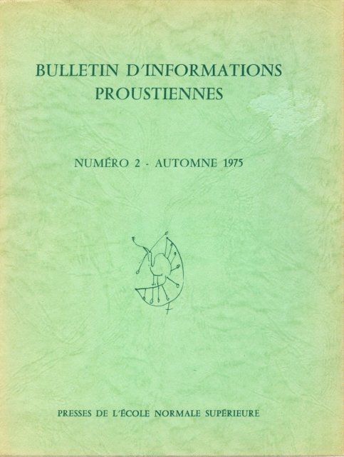 Jean Bousquet - Bulletin d'informations proustiennes n° 2, E-bok