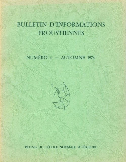 Jean Bousquet - Bulletin d'informations proustiennes n° 4, E-bok