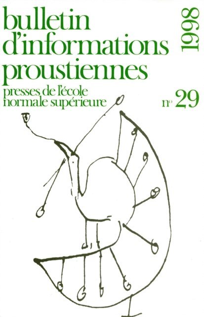 Bernard Brun - Bulletin d'informations proustiennes n° 29, E-bok. Tillgänglighet: Lägg i varukorg