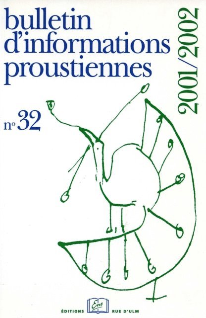 Bernard Brun - Bulletin d'informations proustiennes n° 32, E-bok. Tillgänglighet: Lägg i varukorg