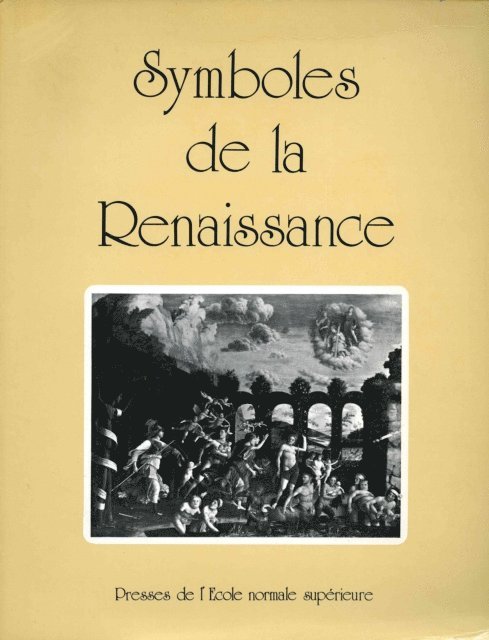 Ernst Gombrich, Daniel Arasse - Symboles de la Renaissance, E-bok