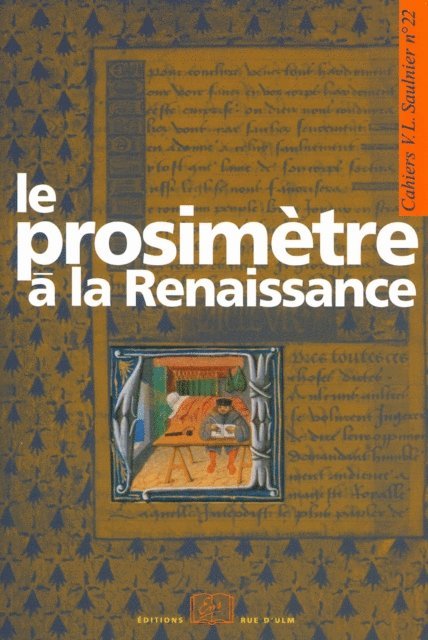 Estelle Doudet, Collectif - Le prosimètre à la Renaissance, E-bok