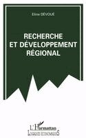 Elina Dévoué - Recherche et développement régional, Häftad