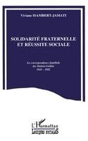 Isambert-Jamati Viviane - Solidarité fraternelle et réussite sociale, Häftad