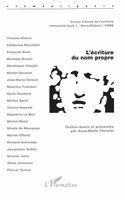 Christin Anne-Marie - L'écriture du nom propre, Häftad
