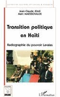 Jean Jean-Claude - Transition Politique En Haïti, Häftad