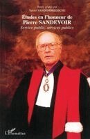 Etudes En l'Honneur de Pierre Sandevoir