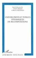 Univers Privé Et Public Dynamiques de Recompositions