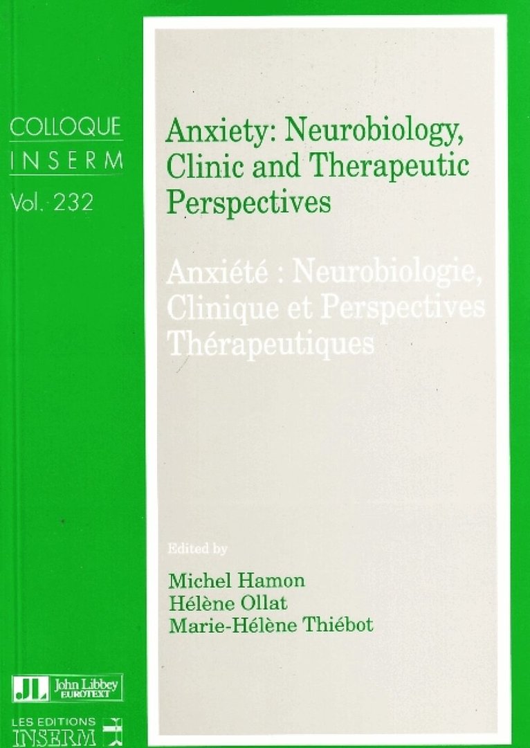Michel Hamon, Hélène Ollat, Marie- Hélène Thiébot - Anxiety, Häftad