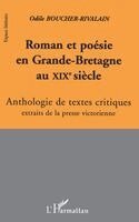 Boucher-Rivalain Odile - Roman Et Poésie En Grande-Bretagne Au XIXè Siècle, Häftad