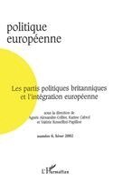 Antoine Megie - Les partis politiques britanniques et l'intégration européenne, Häftad