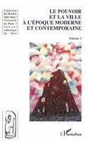 TBD - Pouvoir Et La Ville À l'Époque Moderne Et Contemporaine, Häftad. Tillgänglighet: Lägg i varukorg