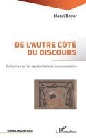 Henri Boyer - De l'autre coté du discours, Häftad