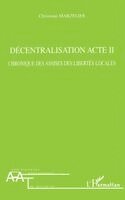 Marzelier Christiane - Décentralisation Acte II, Häftad