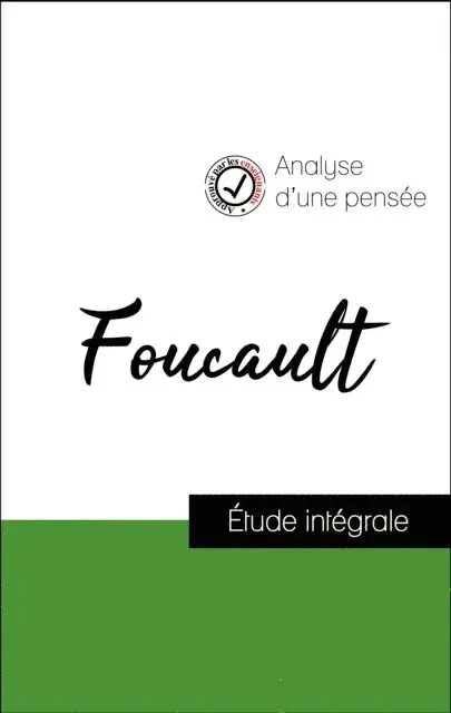 Michel Foucault - Analyse d'une pensée : Foucault (résumé et fiche de lecture plébiscités par les enseignants sur fichedelecture.fr), E-bok. Tillgänglighet: Lägg i varukorg