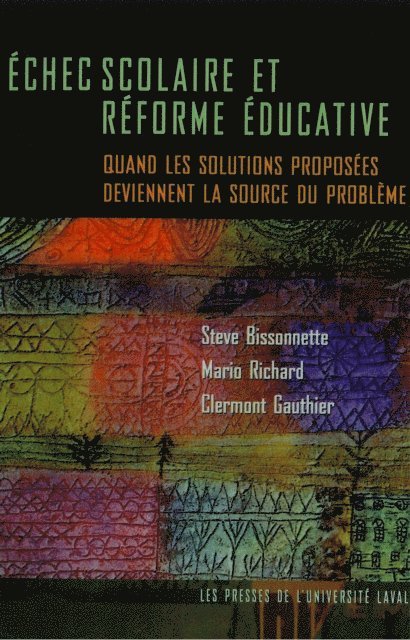 Collectif Collectif - Echec scolaire et réforme éducative, E-bok