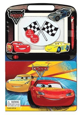Disney Cars 3 Read & Doodle, Inbunden