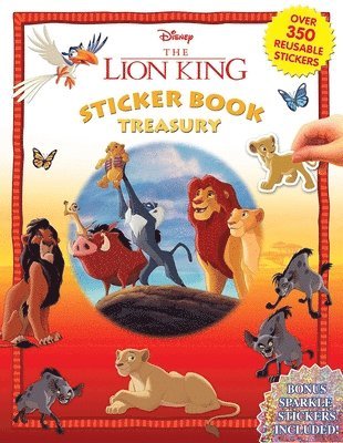 Disney Lion King Sticker Book Treasury, Inbunden