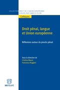 Droit penal, langue et Union europeenne
