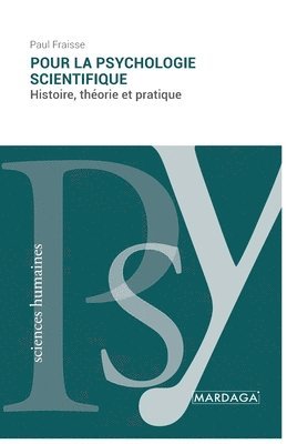 Paul Fraisse - Pour la psychologie scientifique, Häftad