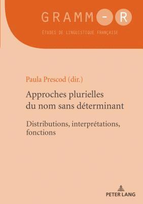 Dan Van Raemdonck, Paula Prescod - Approches Plurielles Du Nom Sans Déterminant, Häftad