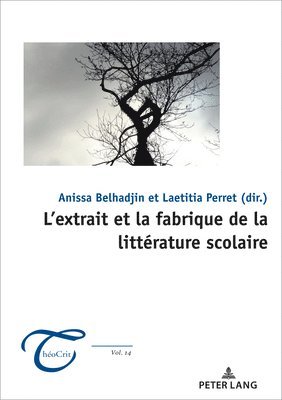 Jean-Louis Dufays, Frank Wagner, Anissa Belhadjin, Laetitia Perret - L'Extrait Et La Fabrique de la Littérature Scolaire, Häftad