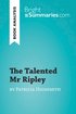 Talented Mr Ripley by Patricia Highsmith (Book Analysis)